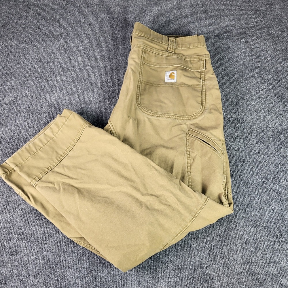 Carhartt Full Swing Relaxed Fit Cargo Pants Tan Brown 38x32 102812 257 Mens